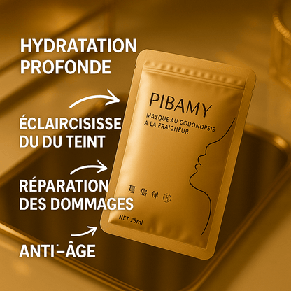 10 Masques pour cou raffermissant à l’or – Anti - âge & hydratant PIBAMY (25 ml) - NaturaJade