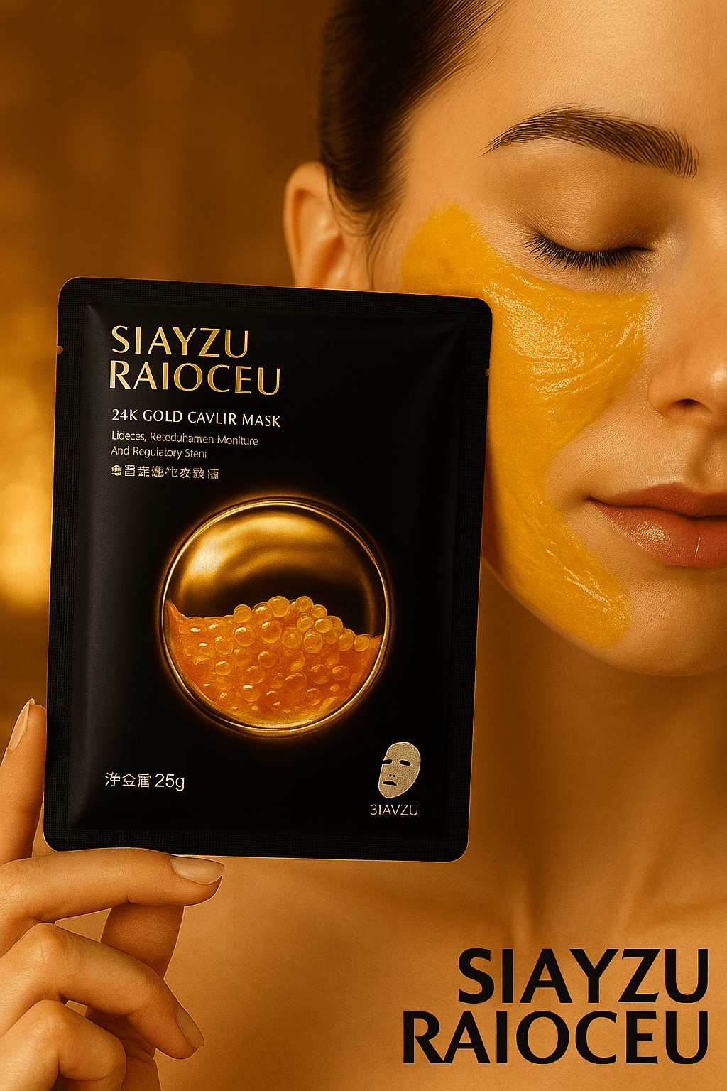 5 Masques 24K Caviar Doré – Hydratation & Anti - Âge | NaturaJade - NaturaJade