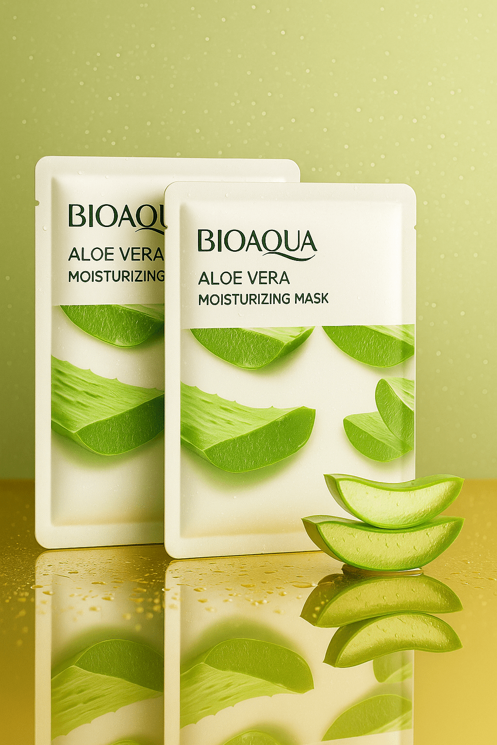 8 Masques Hydratant Aloe Vera BIOAQUA – Hydratation Intense, Apaisant & Éclat Naturel - NaturaJade