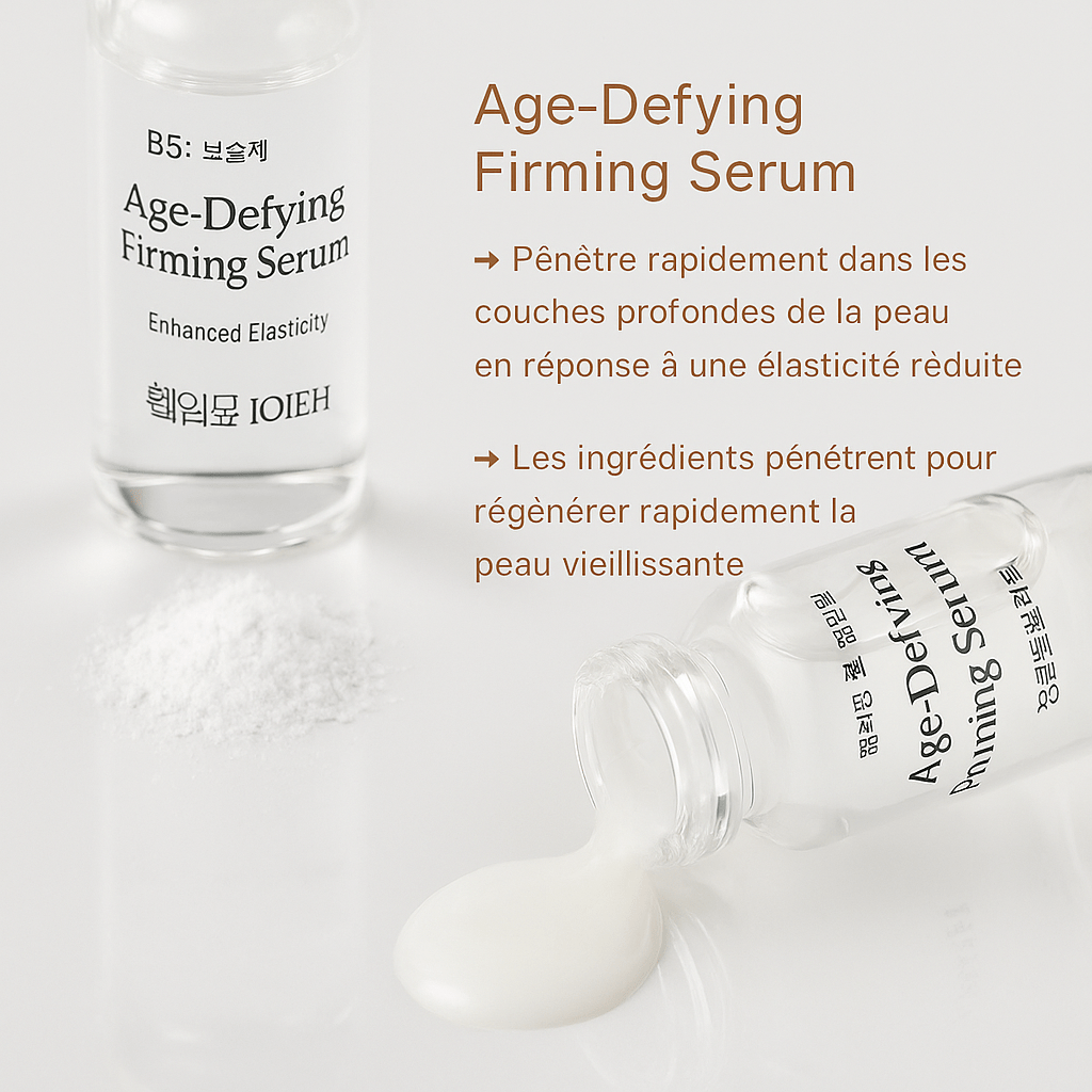 Coffret HEAIQI Anti - Âge – Sérum Lifting, Poudre Lyophilisée & Essence Raffermissante pour Peau Plus Ferme - NaturaJade