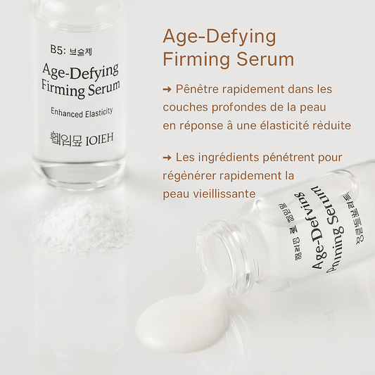 Coffret HEAIQI Anti - Âge – Sérum Lifting, Poudre Lyophilisée & Essence Raffermissante pour Peau Plus Ferme - NaturaJade