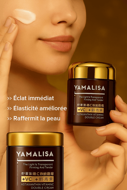 Crème Double Éclat – Vitamine C & Astaxanthine | Anti - Âge & Lifting | NaturaJade - NaturaJade
