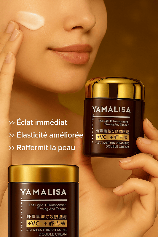 Crème Double Éclat – Vitamine C & Astaxanthine | Anti - Âge & Lifting | NaturaJade - NaturaJade