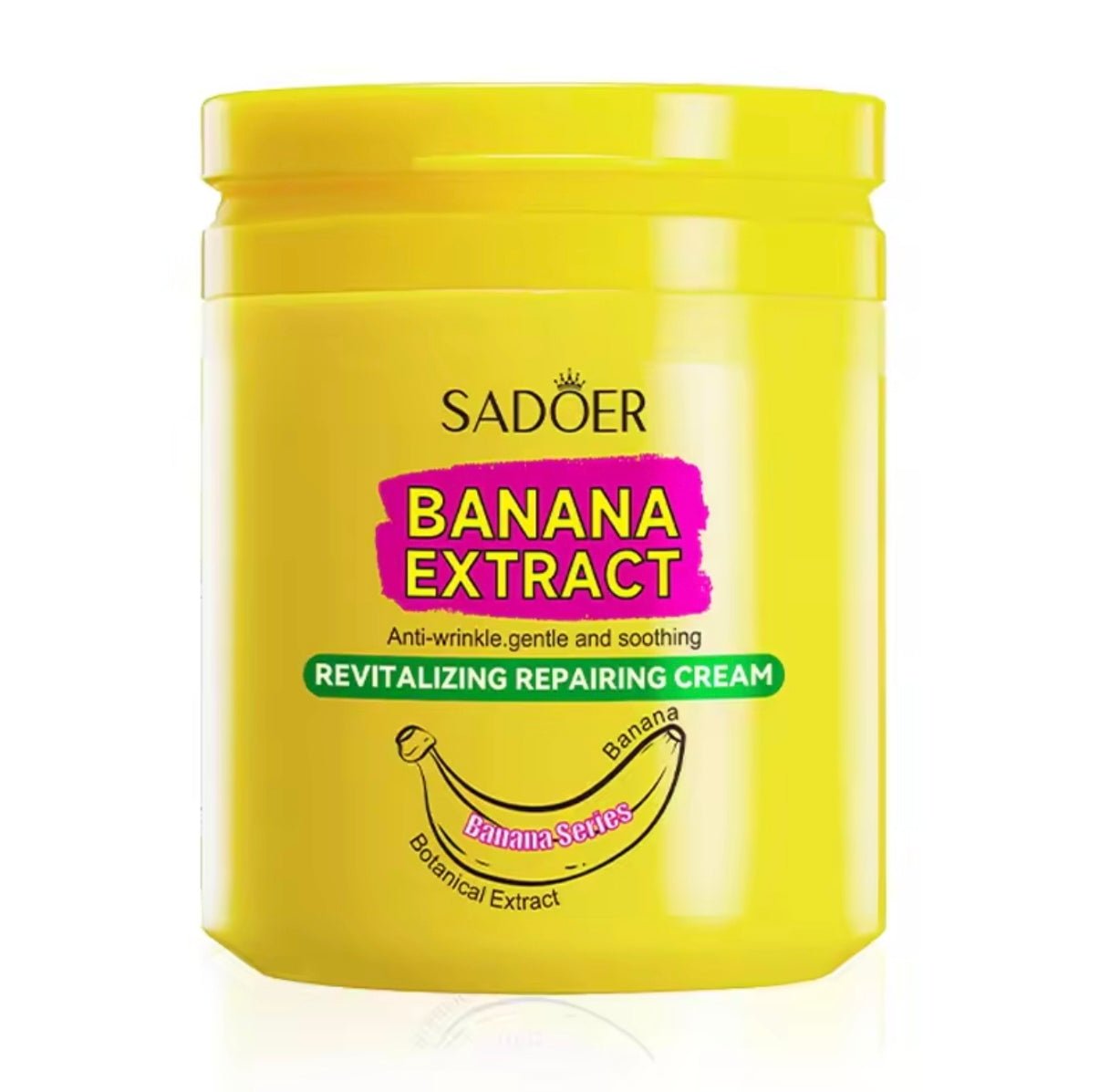 Crème visage réparatrice à l’extrait de banane – Hydratante & anti - rides SADOER - NaturaJade