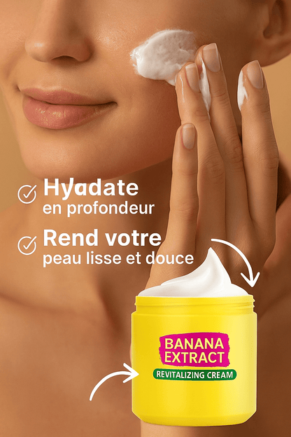Crème visage réparatrice à l’extrait de banane – Hydratante & anti - rides SADOER - NaturaJade