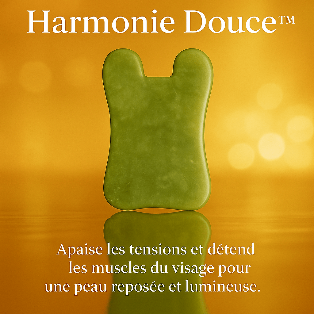 Gua Sha Jade Xiuyu en jade authentique – Outil de Massage Facial 100% Naturel - NaturaJade