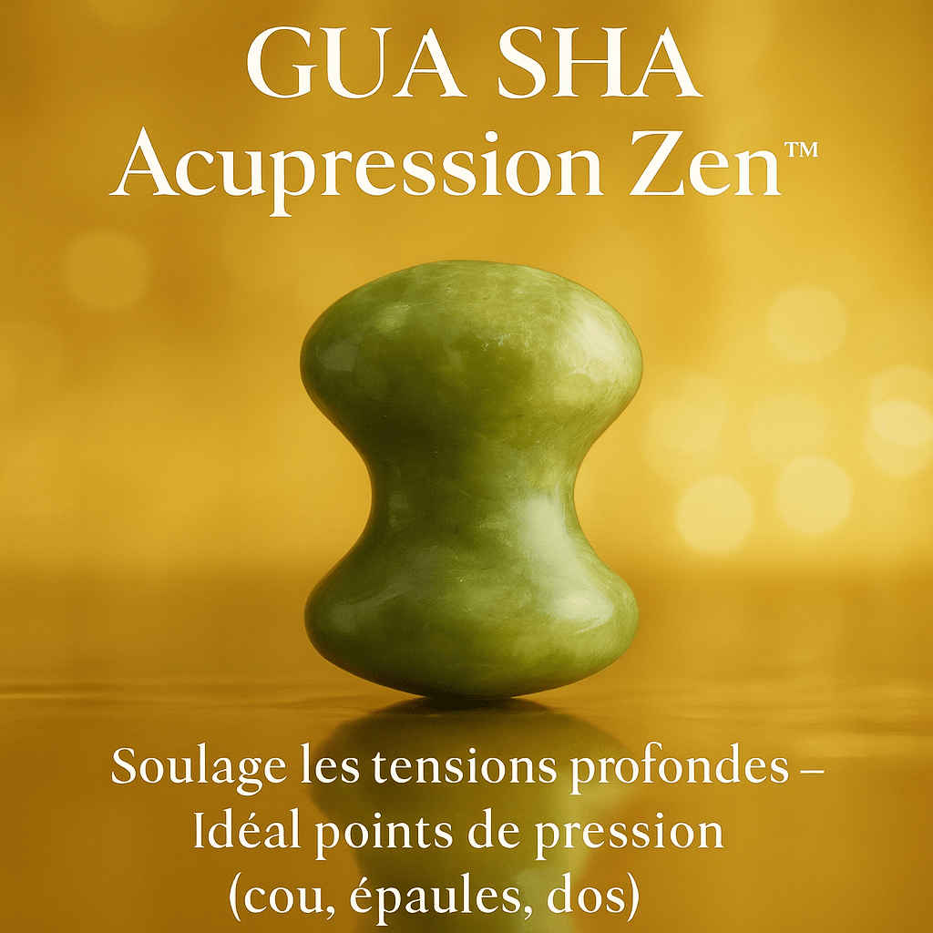Gua Sha Jade Xiuyu en jade authentique – Outil de Massage Facial 100% Naturel - NaturaJade