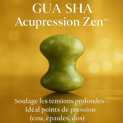 Gua Sha Jade Xiuyu en jade authentique – Outil de Massage Facial 100% Naturel - NaturaJade