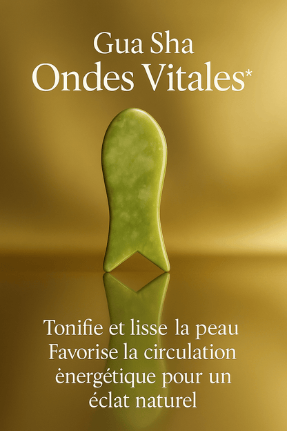 Gua Sha Jade Xiuyu en jade authentique – Outil de Massage Facial 100% Naturel - NaturaJade