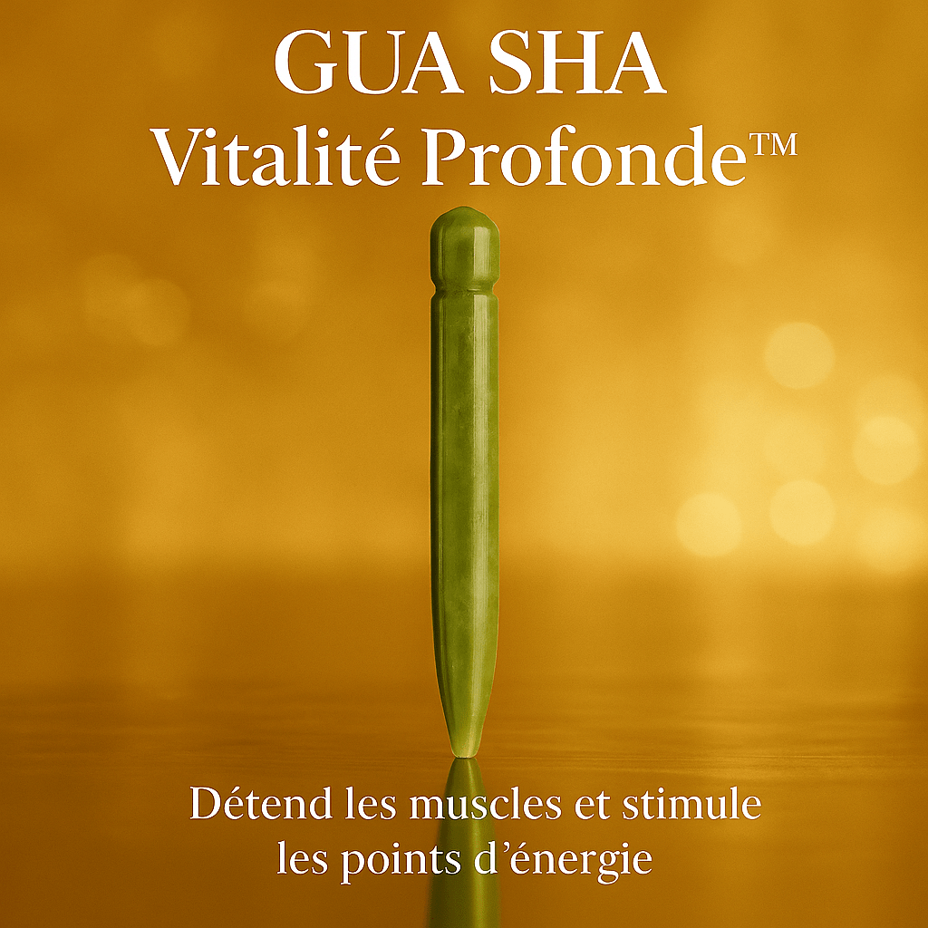 Gua Sha Jade Xiuyu en jade authentique – Outil de Massage Facial 100% Naturel - NaturaJade