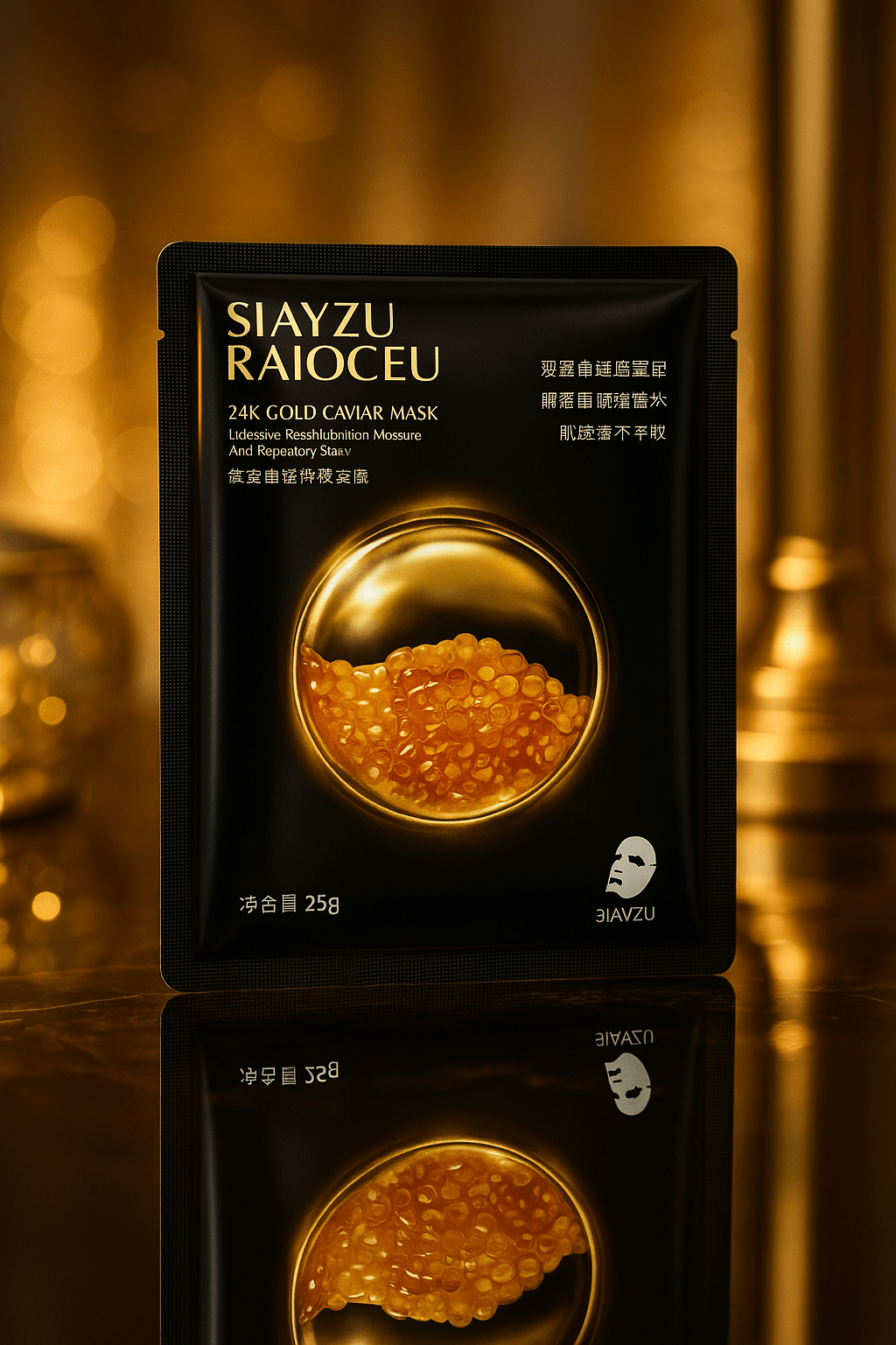 Masque 24K Caviar Doré – Hydratation & Anti - Âge | NaturaJade - NaturaJade