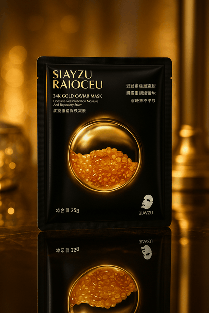 Masque 24K Caviar Doré – Hydratation & Anti - Âge | NaturaJade - NaturaJade