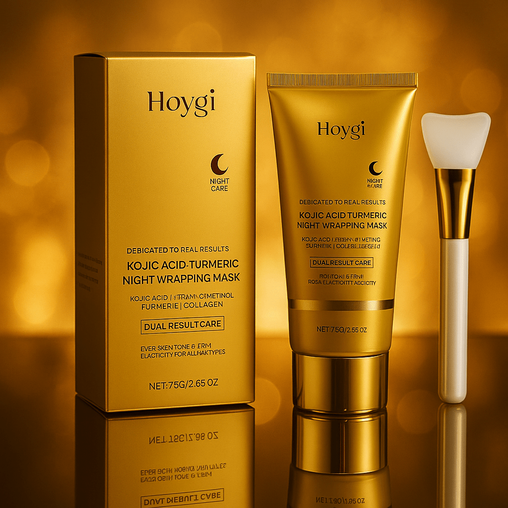 Masque Curcuma & Collagène – Soin de Nuit Réparateur | HOYGI - NaturaJade
