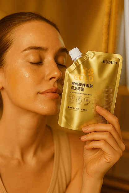 Masque Or & Rétinol – Soin Lissant Régénérant | NaturaJade - NaturaJade