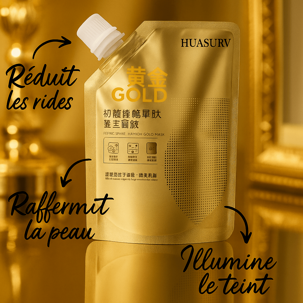 Masque Or & Rétinol – Soin Lissant Régénérant | NaturaJade - NaturaJade