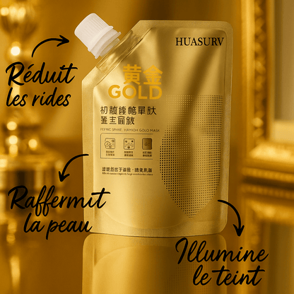 Masque Or & Rétinol – Soin Lissant Régénérant | NaturaJade - NaturaJade