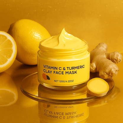 Masque Visage Vitamine C & Curcuma – Éclat, Pureté & Hydratation Intense - NaturaJade