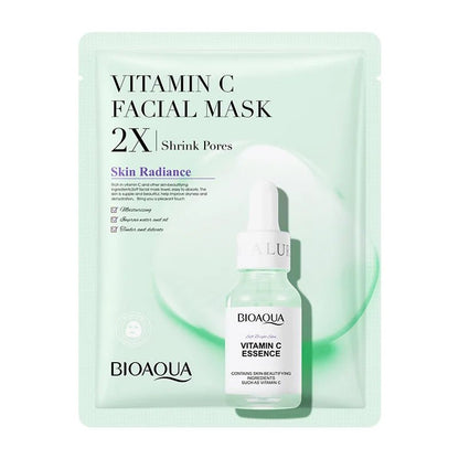 "Masques Visage BIOAQUA – Collagène, Centella & Acide Hyaluronique | Hydratation & Éclat Intense" - NaturaJade