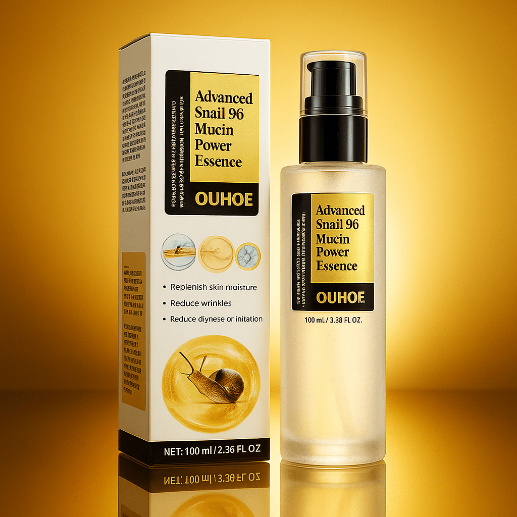 Sérum Bave d’Escargot & Acide Hyaluronique – Hydratant, Réparateur & Anti - Âge - NaturaJade