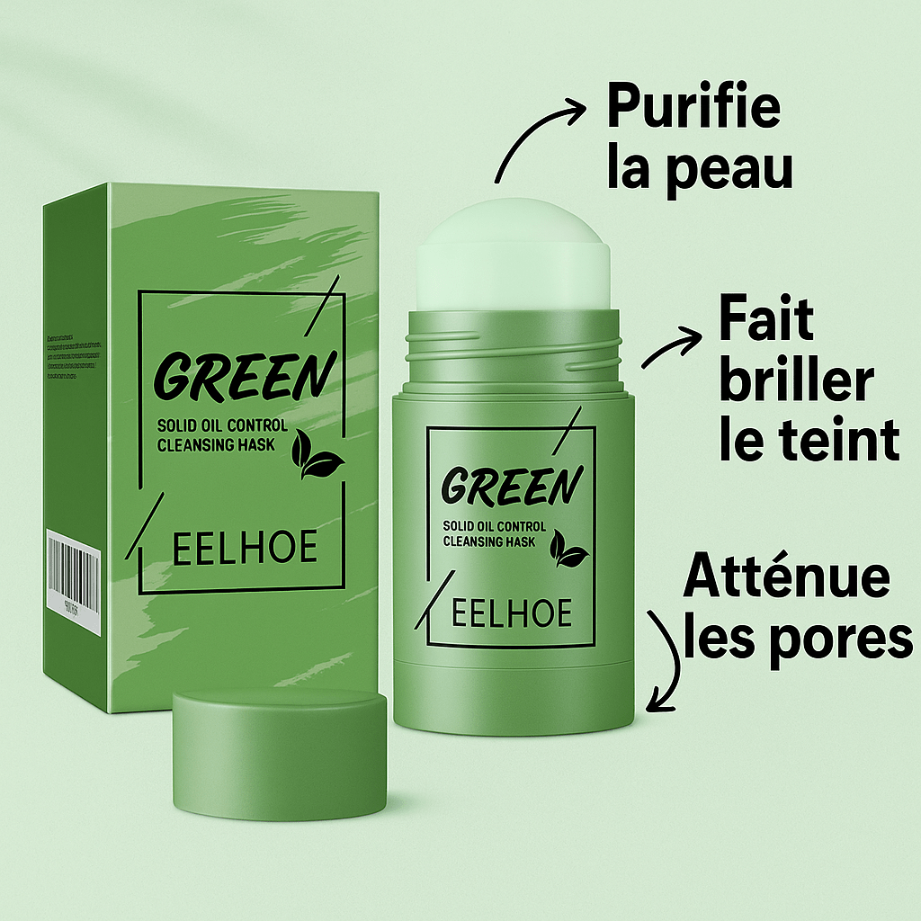 Stick Nettoyant Thé Vert EELHOE – Purifie, Désincruste & Régule l’Excès de Sébum - NaturaJade